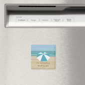 Personalised Beach Save the Date Magnets Weddings (In Situ (Dishwasher))