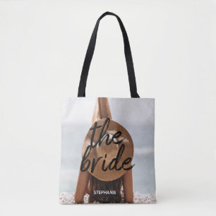 Personalised Beach The Bride Tote Bag