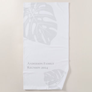 Personalised Beach Towel