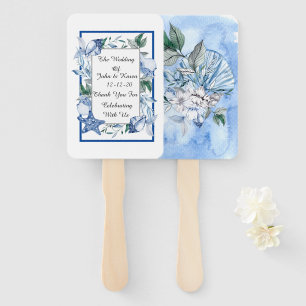 Personalised Beach Wedding Hand Fan