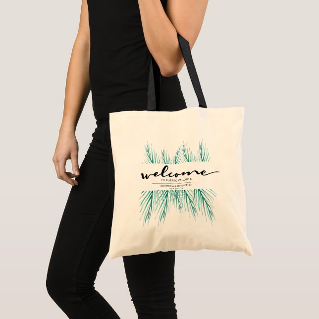 Personalised Beach Wedding Welcome Tote Bag (Front (Product))