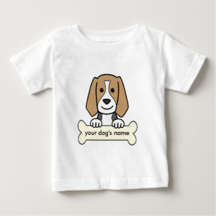 Personalised Beagle Baby T-Shirt