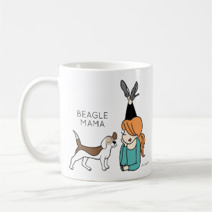 Personalised Beagle Mama Coffee Mug