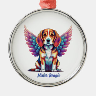 Personalised Beagle Memorial Acrylic Dog Ornament