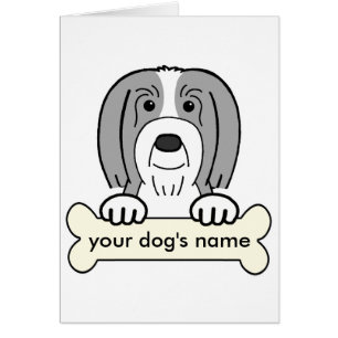 Personalised Bearded Collie