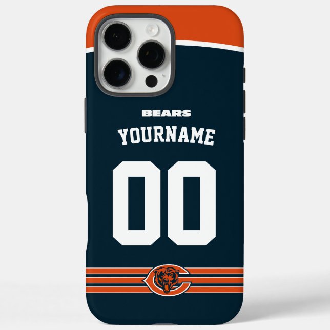 Personalised Bears Jersey American Football Case-Mate iPhone Case (Back)