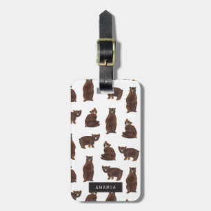 Personalised Bears Luggage Tag