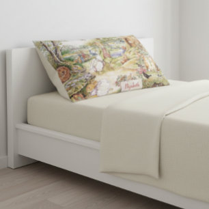 Personalised Beatrix Potter Peter and Friends Pillowcase