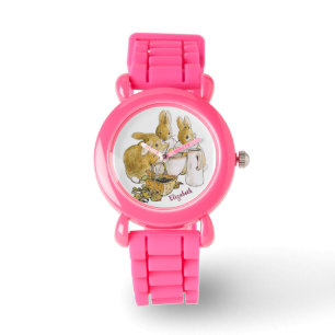 Personalised Beatrix Potter Rabbits Girls Watch