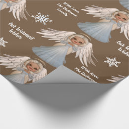 Personalised Beautiful Angel Wrapping Paper