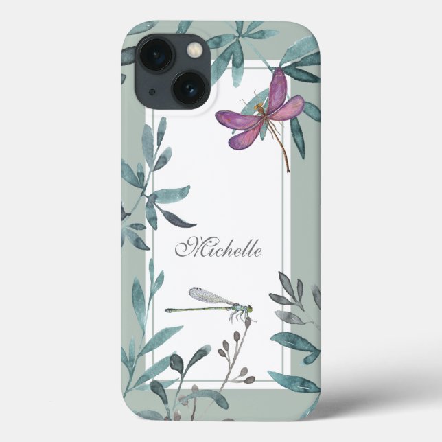 Personalised Beautiful Dragonfly Garden Case-Mate iPhone Case (Back)