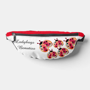 Personalised Beautiful Fluttering Ladybugs Bum Bags