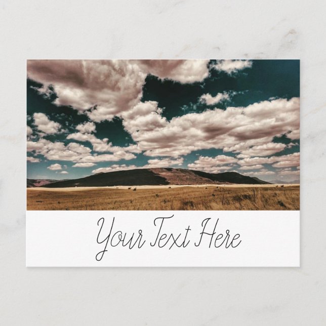 Personalised Beautiful Landscape Mountain Postcard (Front)