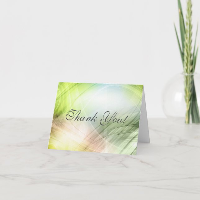 Personalised Beautiful Thank You Card (Front)