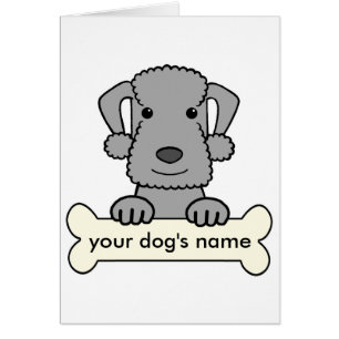 Personalised Bedlington Terrier