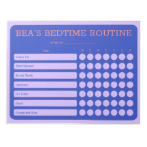 Personalised Bedtime 11" x 8.5" Notepad - 40 pages