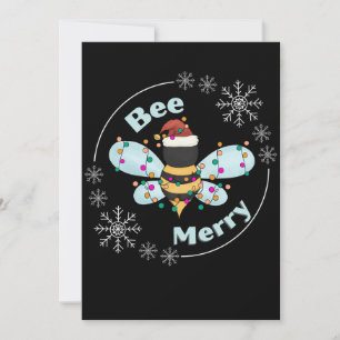 Personalised Bee Merry Card
