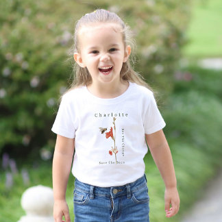 Personalised Bee The Change Toddler T-Shirt