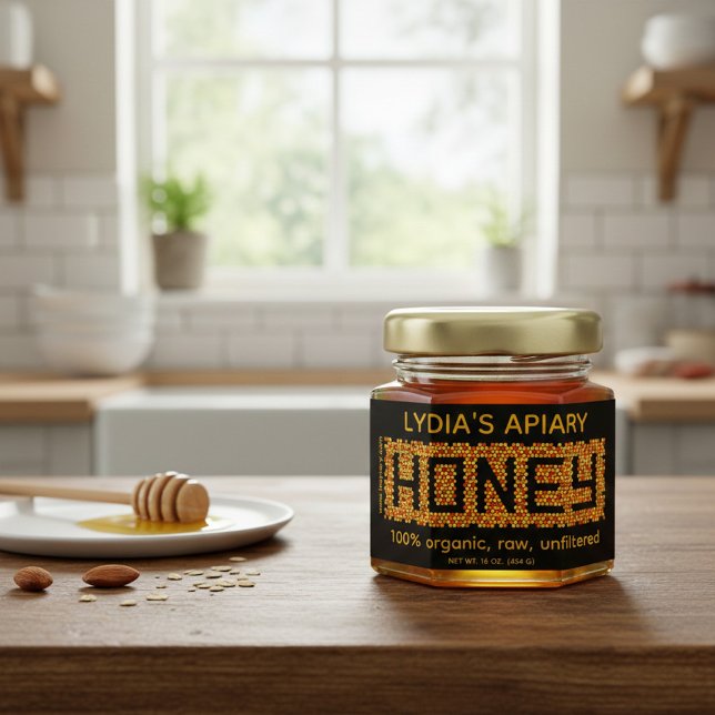 Personalised Bee-Themed Business Stickers  (Creator Uploaded)