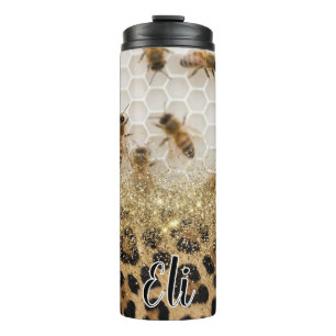 Personalised Bee Tumbler With Name, Bee Gifts, Bee