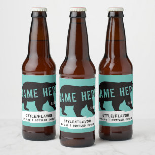 Personalised beer bottle Labels
