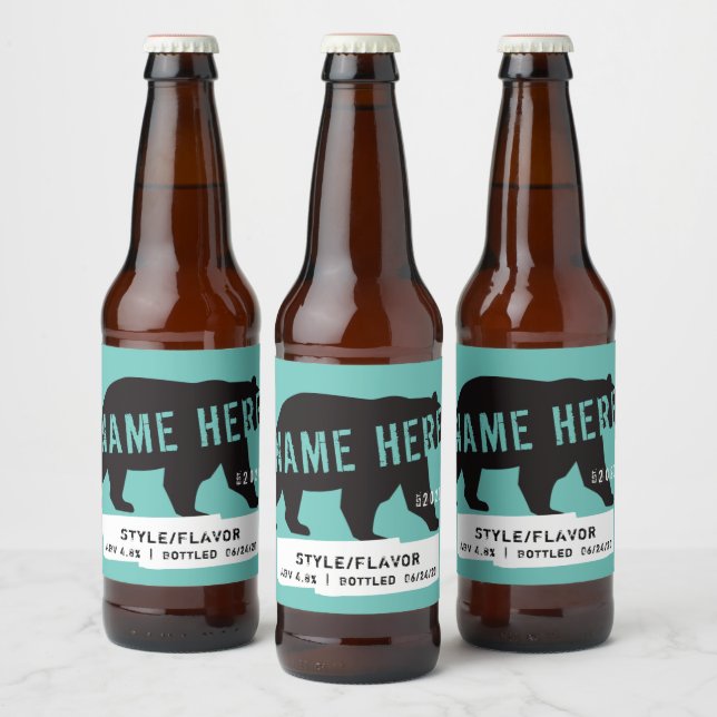 Personalised beer bottle Labels (Bottles)