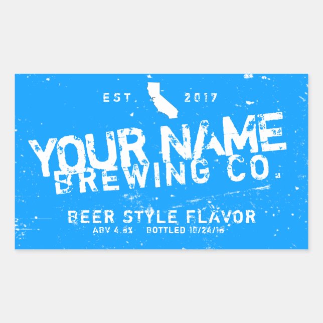 Personalised Beer Bottle Labels (Front)