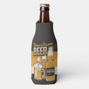 Personalised Beer Bottle Sudsy Mug Brewing Bar  Cooler