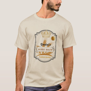 Personalised Beer Glass Cup T-Shirt
