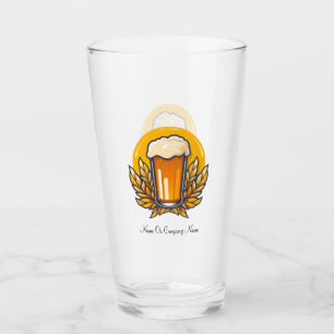 Personalised Beer Glass with Name