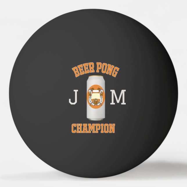 Personalised Beer Pong Ball (Front)