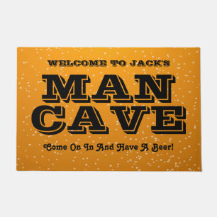 Personalised Beer Theme Man Cave Doormat