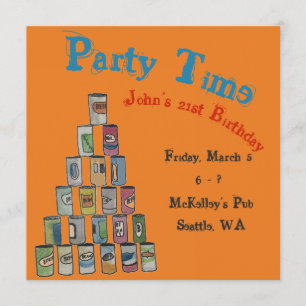 Personalised Beer Tower card