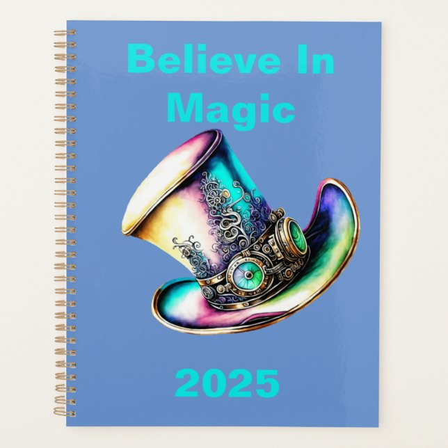 Personalised “Believe In Magic” 2025 Planner (Front)