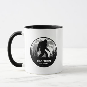 Personalised Believe Sasquatch Mug