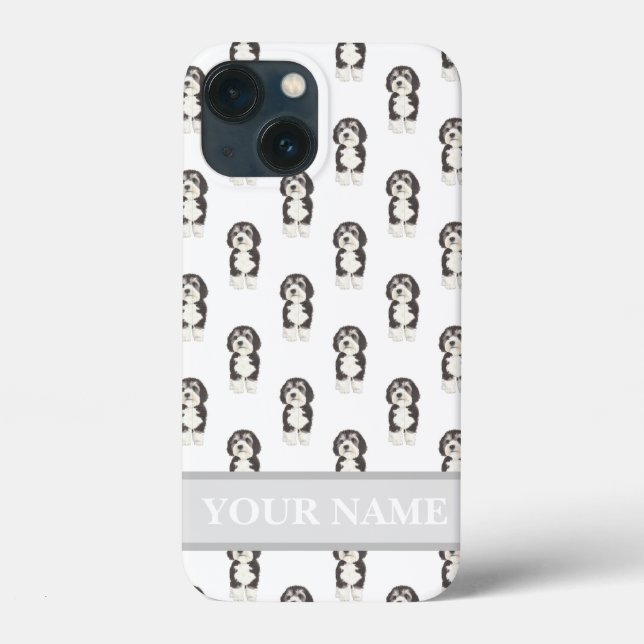 Personalised Bernedoodle Sheepadoodle Case-Mate iPhone Case (Back)