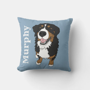 Personalised  Bernese Mountain Dog Cushion
