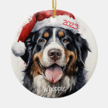 Personalised Bernese Mountain Dog Ornament