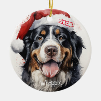 Personalised Bernese Mountain Dog Ornament