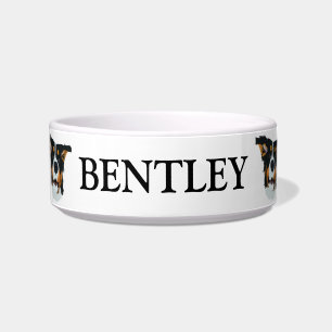 Personalised Bernese Mountain Dog Pet Bowl