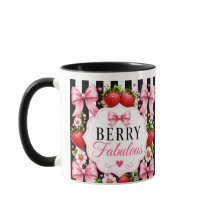Personalised Berry Fabulous Strawberry Mug