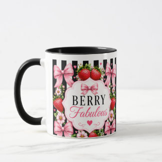 Personalised Berry Fabulous Strawberry Mug
