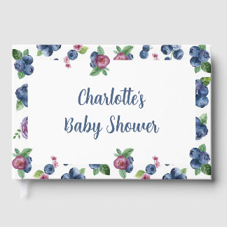 Personalised Berry Sweet Baby Shower  Guest Book