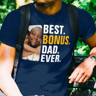 Personalised Best Bonus Dad Ever Stepfather T-Shirt