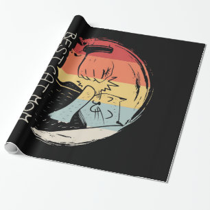 Personalised Best Cat Mum Ever Vintage Wrapping Paper