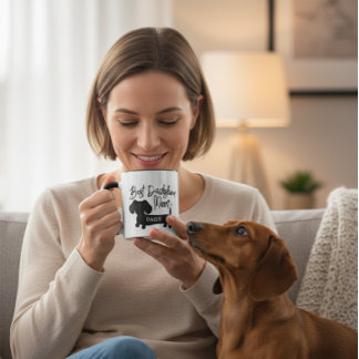 Personalised Best Dachshund Mum Mug