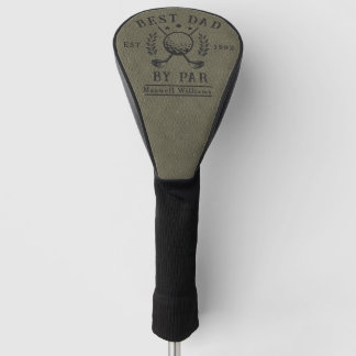 Personalised Best Dad Army Golf Green Head Cover