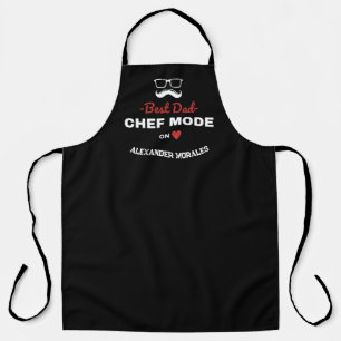 Personalised Best DAD Chef Mode ON Apron