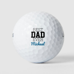 Personalised Best Dad Ever Golf Balls