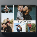Personalised Best Dad Ever Photo Collage Plaque<br><div class="desc">The Personalised Best Dad Ever Photo Collage design is a heartfelt and cherished gift that celebrates the bond between a father and child. This custom collage allows you to create a beautiful and unique compilation of your favourite moments and memories with your dad, making it a truly special and personalised...</div>